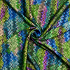 Raso 100% Seta H.140 Fantasia Zigzag
