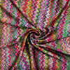 Raso 100% Seta H.140 Fantasia Zigzag