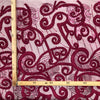 Tulle Ricamato Paillettes H.120 Bordeaux