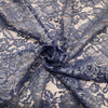 Pizzo Macramè H.120 Celeste