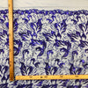 Tulle Ricamato H.140 cm Bluette