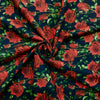 Popeline di Cotone H.140 Fantasia Floreale
