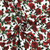 Popeline 80% Cotone 20%Seta H.140 Fantasia Floreale