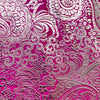 Broccato Carnevale H.150 Rosa-Argento