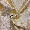 Broccato Carnevale H.150 Bianco-Oro