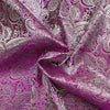 Broccato Carnevale H.150 Viola-Argento