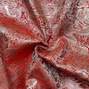 Broccato Carnevale H.150 Rosso-Argento