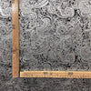 Broccato Carnevale H.150 Nero-Argento