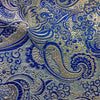 Broccato Carnevale H.150 Blu-Argento
