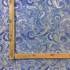 Broccato Carnevale H.150 Blu-Argento