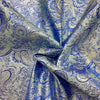 Broccato Carnevale H.150 Blu-Argento