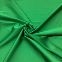  Pezza 10 Metri Raso Poliestere Gardenia H.150cm Tinta Unita N554 Verde Bandiera
