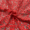 Pizzo Macramè H.130 Rosso Corallo