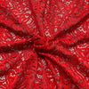 Pizzo Macramè H.130 Rosso