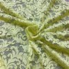 Pizzo Macramè H.140 Giallo Acido
