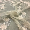 Pizzo Sposa Tulle Ricamato H. 120cm