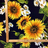 Raso 100% Seta H.140 Fantasia Florale
