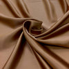Raso Pura Seta H.140cm Marrone