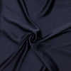 Raso Pura Seta H.140cm Blu Scuro