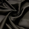Raso Pura Seta H.140cm Nero