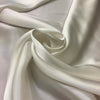 Raso Pura Seta H.140cm Bianco Naturale