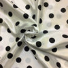 Raso Carnevale H.140 Pois Neri
