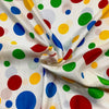 Raso Carnevale H.150 Pois Multicolore