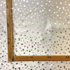 Raso Carnevale H.150 Stelle Argento/ Bianco
