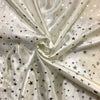 Raso Carnevale H.150 Stelle Argento/ Bianco