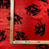 Raso Carnevale H.150 Orientale Rosso Draghi