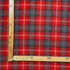 Scozzese Pura Lana Vergine H.140 Rosso/ Grigio