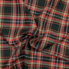 Scozzese Pura Lana Vergine H.140 Nero/ Rosso