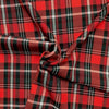 Scozzese Pura Lana Vergine H.140 Rosso / Nero/ Verde