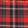 Scozzese Pura Lana Vergine H.140 Rosso / Nero/ Verde