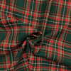 Scozzese Pura Lana Vergine H.140 Verde/ Rosso