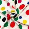 Tessuto Carnevale H.150 Multicolore Pois