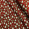 Panno Lenci H.150 cm Fantasia Natale Cuori