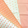 Tela 100% Cotone H.140 Patchwork Fantasia Pois,Cuori, Righe, Stelle