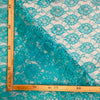 Pizzo Carnevale H.140cm Fiore Grande Turchese