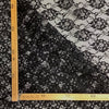 Pizzo Carnevale H.140cm Fiore Grande Nero