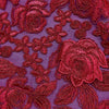 Tulle Ricamato H.130 Fuxia