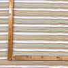 Raso Viscosa Misto Seta H.140cm Fantasia Righe Beige
