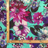 Raso Viscosa/ Seta H.140 Fantasia Floreale Fiori