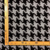 Tweed Pied De Poule Pura Lana H.140cm Nero/ Grigio