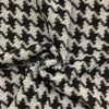 Tweed Pied De Poule Pura Lana H.140cm Nero/ Grigio