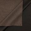Double Face Misto Lana H.150cm Quadri Marrone