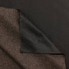 Double Face Misto Lana H.150cm Quadri Marrone