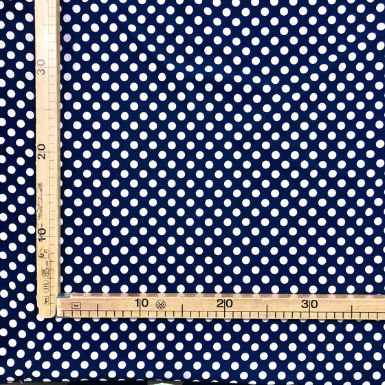 100% Rayon H.140cm Fantasia Pois