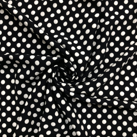 100% Rayon H.140cm Fantasia Pois