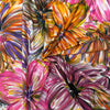 Cotone fantasia fiori stilizzati